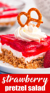 Try mini cheesecakes, traybakes, flapjacks and rocky road. Strawberry Pretzel Salad Recipe Tastes Of Lizzy T