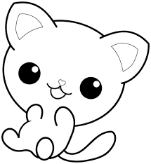 Dibujos Para Colorear Kawaii De Animales