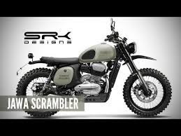Jawa Forty Two Scrambler Rendering Making Video Srk Designs Youtube Scrambler Scrambler Custom Cb750 Cafe Racer