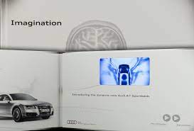 Americhip Audi Video Book Greeting Card Video Promotion Card Marketing Brochure