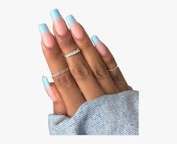 Baby blue acrylic nails coffin with glitter nailincloud. Nails Nail Bluenails Pinknails Colorednails Aesthetic Blue Acrylic Nails Coffin Ombre Hd Png Download Transparent Png Image Pngitem