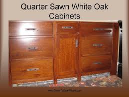 quarter sawn white oak cabinets  early