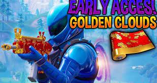 New Golden Clouds Wrap Camo Early Gameplay Showcase In Fortnite Fortnite Battle Royale Fortniteros Es Fortnite Tutoriales Glitch