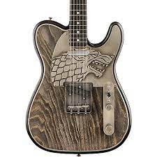 The grey wolf pickups use your choice of magnets and may be had at about 7.5k ohms in the neck and about 8.5k in the bridge, sometimes more. Fender Custom Shop Sigil Collection Game Of Thrones House Stark Telecaster Guitar Center