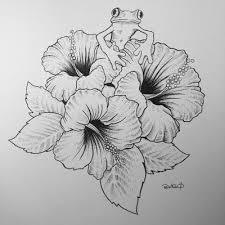 Undefined Hibiscus Drawing Hibiscus Flower Drawing Flower Drawing I have another flower lesson to add to the collection but this time it is already something i 25 beautiful illustrated flower drawing ideas. drawing hibiscus flower drawing