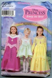 Aurora Belle Tinkerbell Disney Princess Costume Sewing Pattern Size 3 4 5 6 7 8 Dress Up Costume Sewing Patterns Disney Princess Costumes Aurora Costume