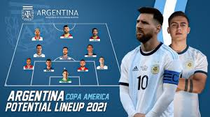 Argentina's pursuit of their first major international title in the 21st century begins at the estadio olimpico nilton santos as they take on chile in their copa america 2021 opener on monday. Argentina Potential Lineup Copa America 2021 New Update Youtube