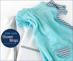 Eco friendly soft loop terry. Terry Cloth Shower Wraps Sew4home