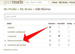 How To Manage Your Book Shelves On Goodreads 6 Steps
