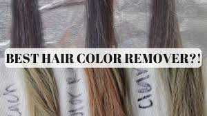 What is best for coarse hair? Best Color Removers For Hair Bleach Color Remover Or Clear Dye Youtube
