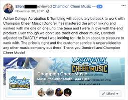 What are the best cheer music producers for competition mixes. Champion Cheer Music The Music And Mix Source Of Champions Champion Cheer Music