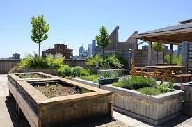 Pot feet will lift your pots off the floor, allowing for better drainage. Rooftop Gardens Getting Started On A Rooftop Garden