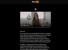 Pornhub blocked in kansas
