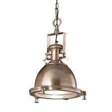 Maybe you would like to learn more about one of these? Industrial Pendant In Antique Brass Finish Andy Thornton