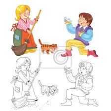 Jak se změnili princ, popelka, nebo její sestra? Pohadka Popelka Roztomila Divka A Princ Ilustrace Pro Deti Fototapeta Fototapety Popelka Pohadka Princ Myloview Cz