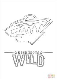 Minnesota Wild Logo Coloring Page From Nhl Category Select From 27538 Printable Crafts Of Cartoons Nature Animals Bible Minnesota Wild Wild Logo Minnesota