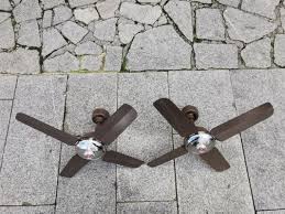 Ceiling lamps in japanese style: Vintage Ceiling Fans Set Of 2 For Sale At Pamono