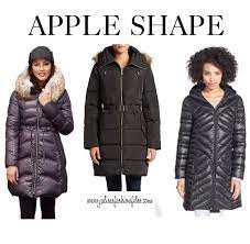 Winter Coats For Your Body Shape The Style Contour Apple Shape Outfits Apple Body Shapes Apple Body Shape Outfits