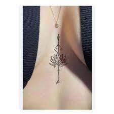 Cheap Lotus Flower Temporary Tattoo Between Breasts, Tattoo, Female  Temporary Tattoo | Joom