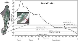 beach profile for the southeast portion of jekyll island