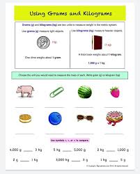 Using Grams Or Kilograms In 2020 Math Measurement Activities Math Sites Measurement Worksheets