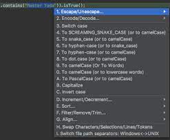 For example, highlight historyofpresentillness press alt+m to bring up the plugin menu, then press j for the words and camel to constant style case option which converts to history_of_present_illness. Intellij Shortcut To Convert Code To Upper Or Lower Case Stack Overflow