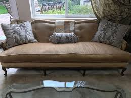 Date manufactered estimate early to mid. Stunning Vintage French Provincial Sofa Reupholstered Includes Throw Pillows 88 W X 31 D X 31 H