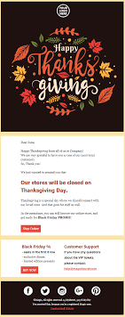 Office Closed On Thanksgiving Email Template Accounting Jokes Email Newsletter Template Email Templates