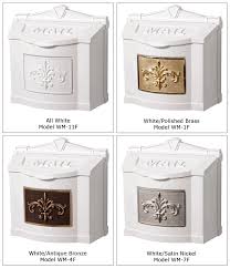 Check spelling or type a new query. Fleur De Lis Wall Mount Mailbox