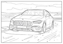 And you can freely use images for your personal blog! Coloring Pages Cars Mercedes Novocom Top