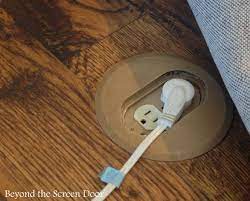 Electrical Floor Outlets And Caring For Hardwood Floors Part 2 Sonya Hamilton Designs Floor Outlets Flooring Floor Outlet