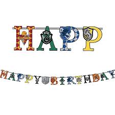 Harry Potter Birthday Banner Kit 10 1 2ft X 10in Party City 1,121 harry potter stock video clips in 4k and hd for creative projects. amscan