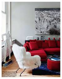 Modern Art In The Living Room Grey And Red Living Room Red Couch Living Room Living Room Red