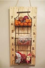I was hesitant to spend $30 on the baskets, but they were so worth it to make this as functional and beautiful as it is. Diy Hanging Fruit Basket Ideas And Pictures Unique And Easy Wall Mounted Fruit Baskets Clever Diy Ideas