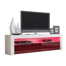 Classic tv stand modern wood living room furniture wicker classic led light tv stand table with fireplace. Tv Stand Milano Classic Modern 65 Tv Stand Led White Burgundy Konga Online Shopping