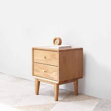 Amazon.com: MRDAER Bedside Tables Oak, Bedroom Bedside Cabinet, 2 Drawer  Small Side Table in Light Oak Finish, Solid Wooden End, Lamp Stand,  Partition Table Design Nightstand (Color : Wood Color) : Everything Else