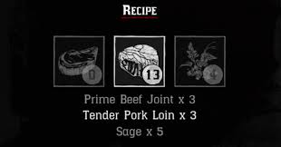Craft 7 items using sage as an ingredientred dead redemption . A Guide To Cripps Special Stew Recipes In Red Dead Redemption 2 Lightgun Galaxy