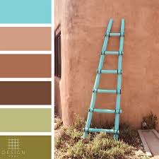 Santa Fe Paint Colors For Home Adobe Color Palette House Paint Exterior