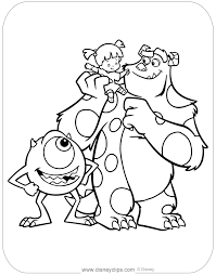 Perfect for birthday party favors, or other events. Monsters Inc Coloring Pages Disneyclips Com