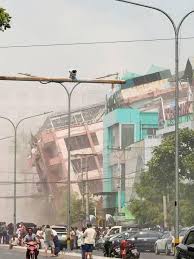 LOOK: First images of the aftermath of a powerful 7.7 magnitude earthquake  in central Myanmar. 📸 Contributed photos #trending #short #trendingnow  #bicollocofestival2024 #shortsreel #viralreelsシ #shortsreels #everyoneシ゚  #viral #share #shorts