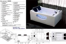 We wanted the builder to replace a regular size standard tub that is already set in master bath and put a jacuzzi tub instead. Bathroom Double Size Rectangle Whirlpool Massage Bathtub China Massage Bathtub Whirlpool Bathtub Made In China Com