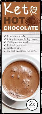 Low Carb Keto Hot Chocolate Recipe Using Heavy Cream And Almond Milk Yum 10 Easy Keto Smoothie Keto Hot Chocolate Recipe Low Carb Drinks Keto Diet Recipes