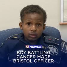 Devarjaye “DJ” Daniel, who has been battling brain and spinal cancer since  2018, will be sworn in as an honorary police officer this weekend with the  Bristol Police Department, and more than