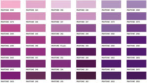 Shades Of Purple Names Chart Download This Color Chart