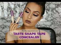First Impression Tarte Shape Tape Concealer Youtube