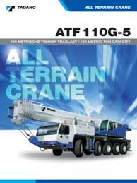 All Terrain Cranes Tadano Specifications Cranemarket