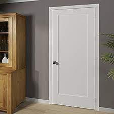 Kimberly Bay Paneled Solid Wood Primed Standard Door Size 18 X 80 Wood Doors Interior Black Interior Doors Doors Interior