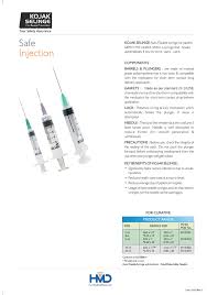 KOJAK Auto-Disable Hypodermic Syringe - Nest Corner
