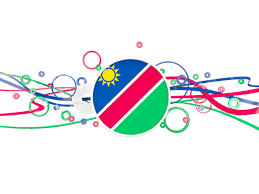 Country namibia flag 24 px icon image picture jpg free download. Circles With Lines Illustration Of Flag Of Namibia
