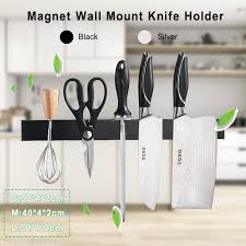 Buy the best and latest knife wall magnet on banggood.com offer the quality knife wall magnet on sale with worldwide free shipping. Knife Magnet Holder Wall Mount Black Stainless Steel Rack Utensil Spoon Magnetic Knife Kitchen Tools Buy At A Low Prices On Joom E Commerce Platform